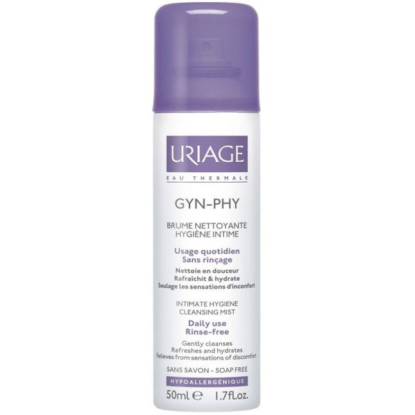 Uriage - Gyn-Phy, brume nettoyante hygiène intime - 50ml