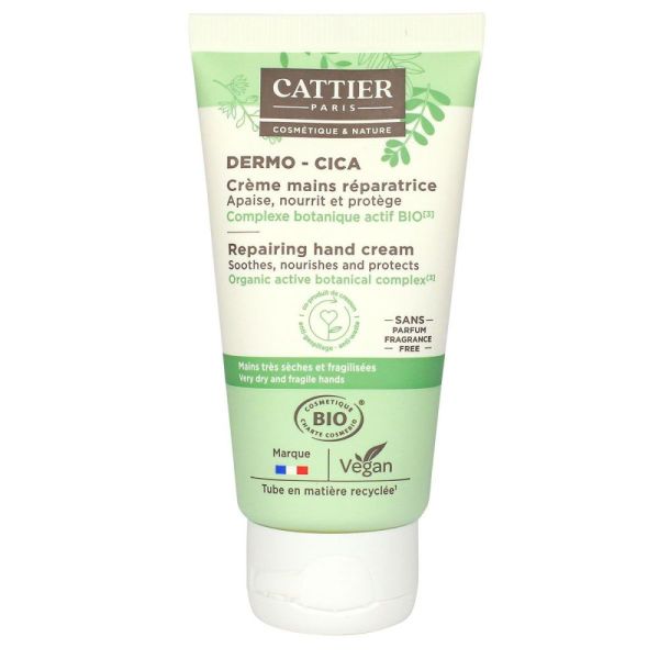 Cattier - Dermo-Cica crème mains réparatrice - 50ml