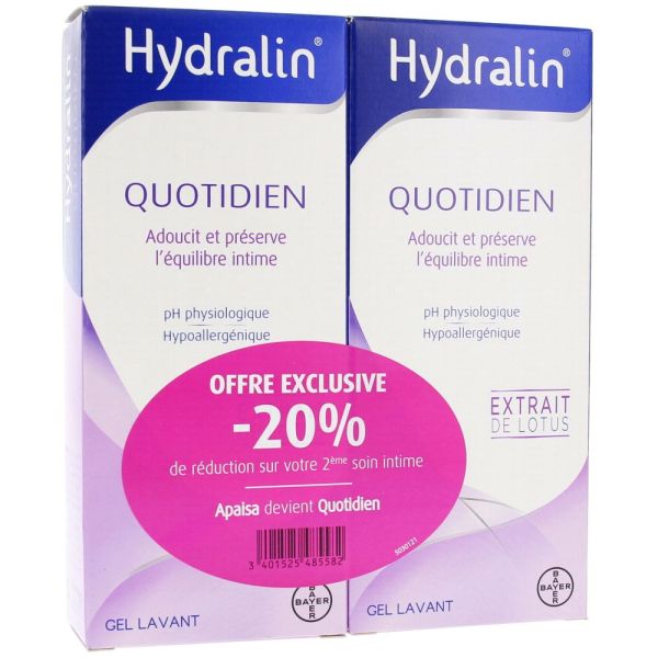 Hydralin - Quotidien gel lavant