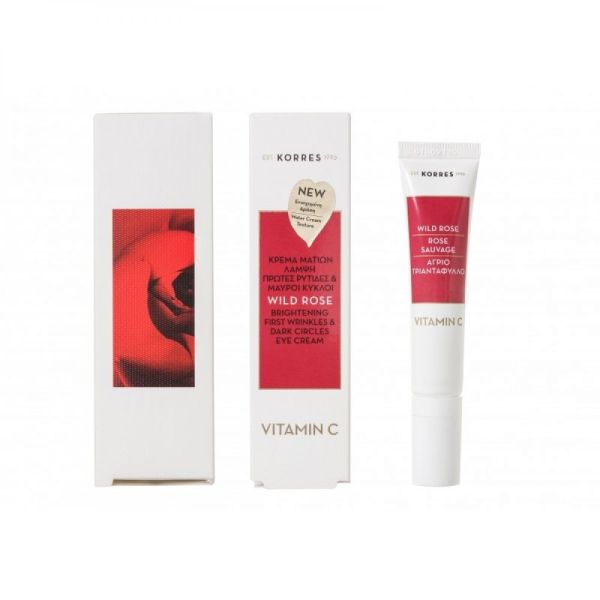 Korres - Rose sauvage Crème yeux éclat première rides et anti-cernes - 75 ml