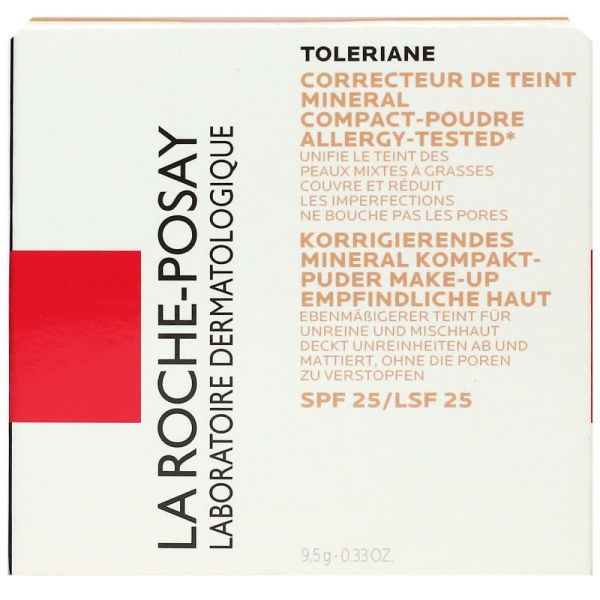 La Roche-posay - Toleriane teint mineral correcteur de teint compact-poudre SPF 25 - 9,5 g