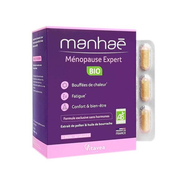 Manhaé - Ménopause Expert Bio - 60 Gélules