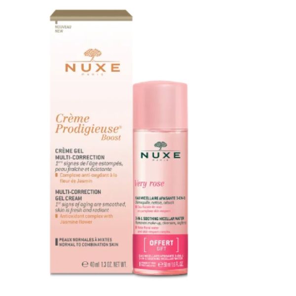 Nuxe - Crème Gel Prodigieuse Boost + Eau micellaire - 40ml/50ml