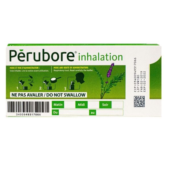 Pérubore - Inhalation - 15 capsules