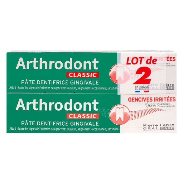 Pierre Fabre - Arthrodont Classic Pâte Dentifrice - 2x75mL