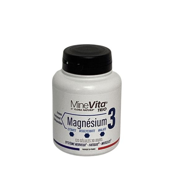 Scienta Natura - Magnésium citrate, bisglycinate et malate - 120 gélules