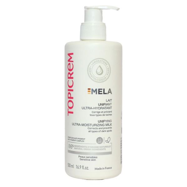Topicrem - Mela lait unifiant ultra-hydratant - 500ml