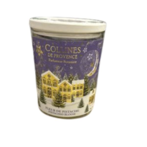 Collines de Provence - Bougie de Noël  Fleur de pistache - 180 g
