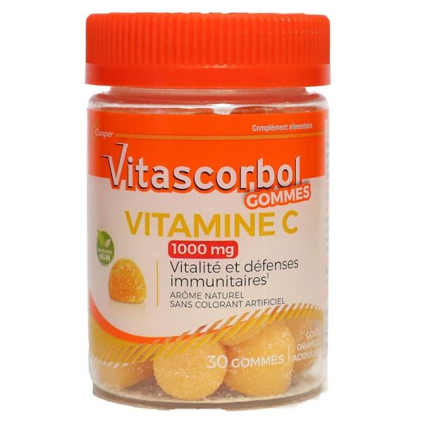 Cooper - Vitascorbol Vitamine C 100mg - 30 gommes