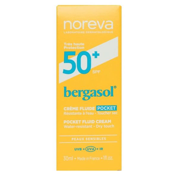 Noreva - Crème solaire fluide Pocket SPF50+ - 30ml