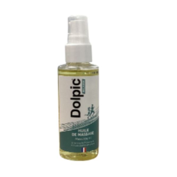Dolpic - Huile de massage à l'arnica de Provence et à l'huile d'amande douce - 100 mL