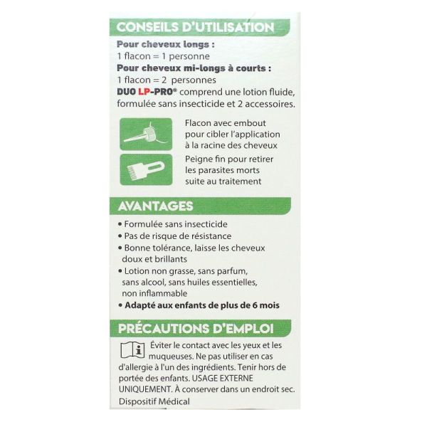 Duo LP Pro - Anti-poux et Lentes - Lotion - 150ml