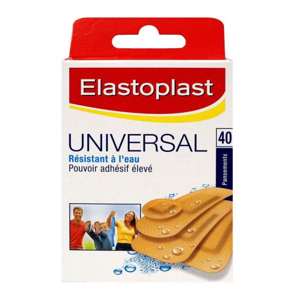 Elastoplast - Universel résistant à l'eau - 40 pansements