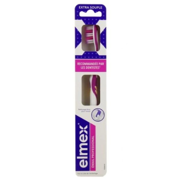 Elmex - Émail Professional Brosse à dents Extra Souple
