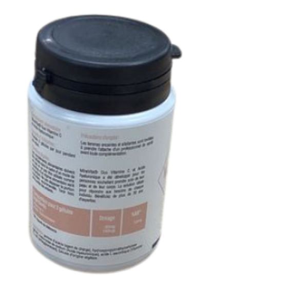 Flora Natura - Minevita Vit C et Acide hyaluronique - 60 gélules