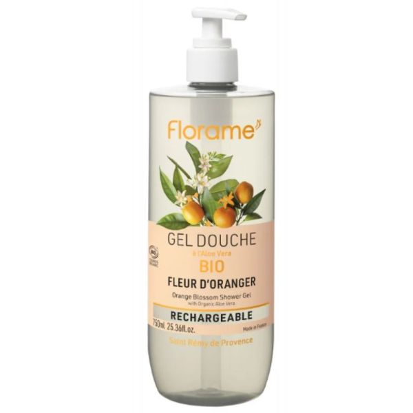 Florame - Gel douche bio fleur d'oranger - 750ml