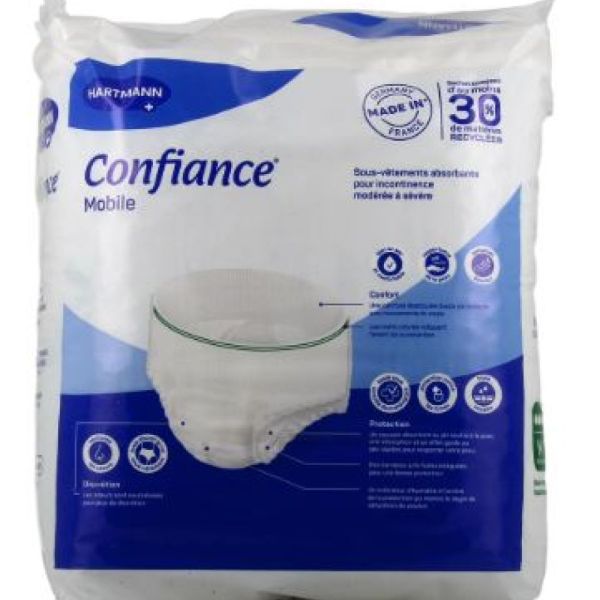 Hartmann - Confiance mobile Culotte incontinence absorbantes 5 Gouttes Taille M - 14 sous vêtements