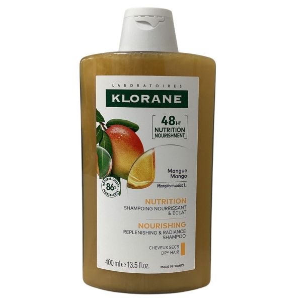 Klorane - Shampooing mangue nutrition - 400mL