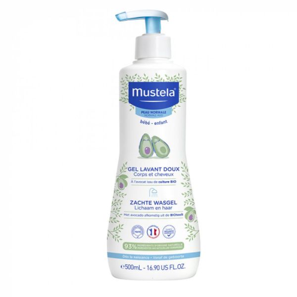 Mustela - Gel lavant doux peau normale - 500 ml