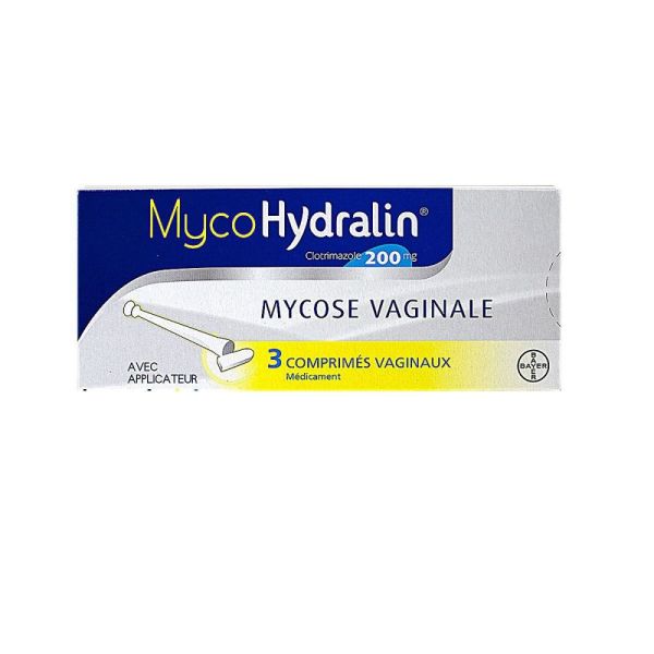MycoHydralin - Mycose vaginale - 3 comprimés vaginaux
