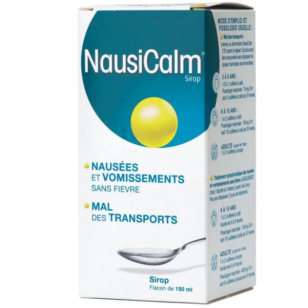 Nausicalm - Sirop nausées et vomissements - 150 ml