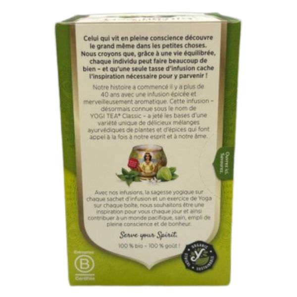 Yogi Tea - Menthe Citron vert - 17 sachets