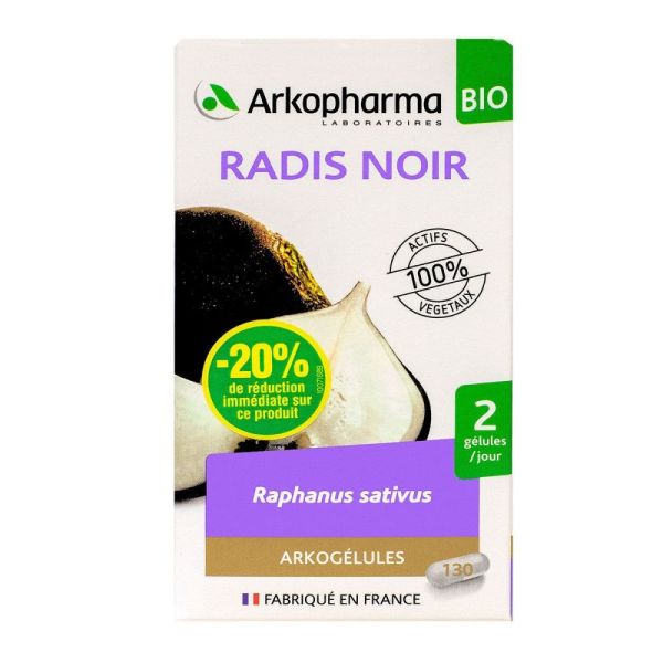 Arkopharma - Radis Noir - 130 gélules