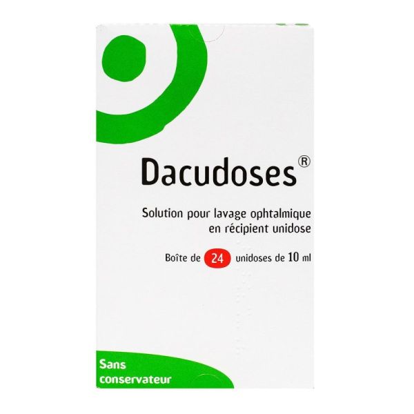 Dacudose lavage ophtalmique - 24 unidoses