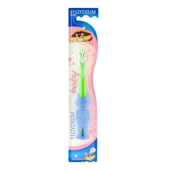 Elgydium - Brosse à dents Baby 0/2 ans - Brosse souple