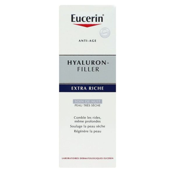 Eucerin - Hyaluron filler extra riche soin de nuit - 50 ml