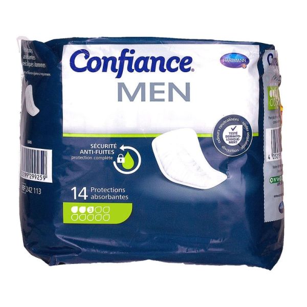 Hartmann - confiance men 14 protections absorbantes 3G