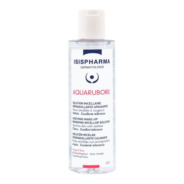 Isispharma - AQUARUBORIL Solution micellaire démaquillante apaisante  - 250ml