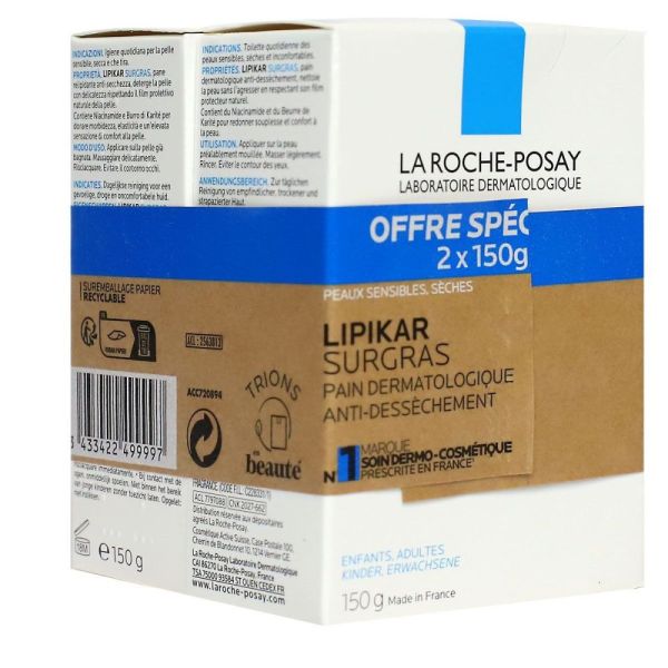 La Roche-posay - Lipikar pain surgras