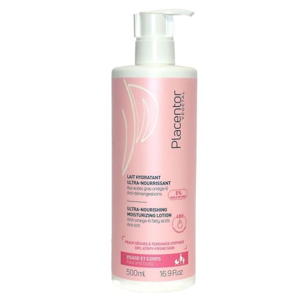 Placentor - Lait hydratant ultra-nourrissant - 500ml