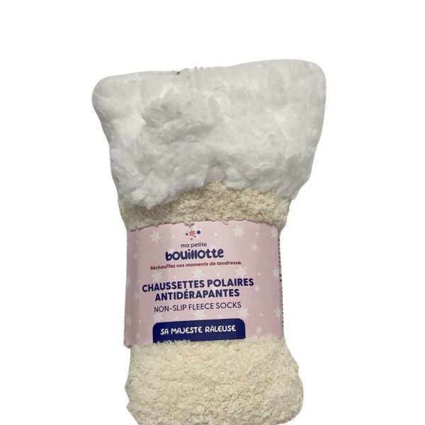 Ma petite bouillotte - Chaussettes Polaires Antidérapantes Sa Majesté Râleuse - 1 paire