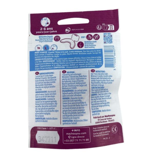 Machouyou - Masticateur couleur Prune