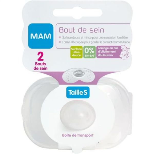 MAM - Bout de Sein Taille S - 2 Unités