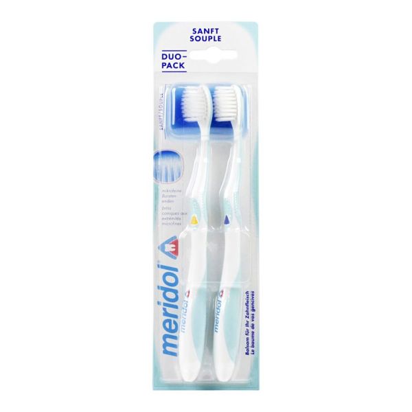 Meridol - Brosse à dents protection gencives - Brosse souple