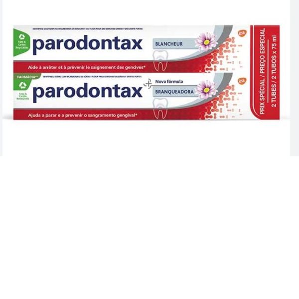 PARODONTAX - BLANCHEUR LOT 2X 75ML