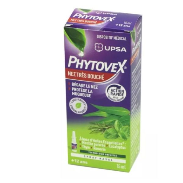 Upsa - Phytovex Spray Nez Très Bouché - 15Ml