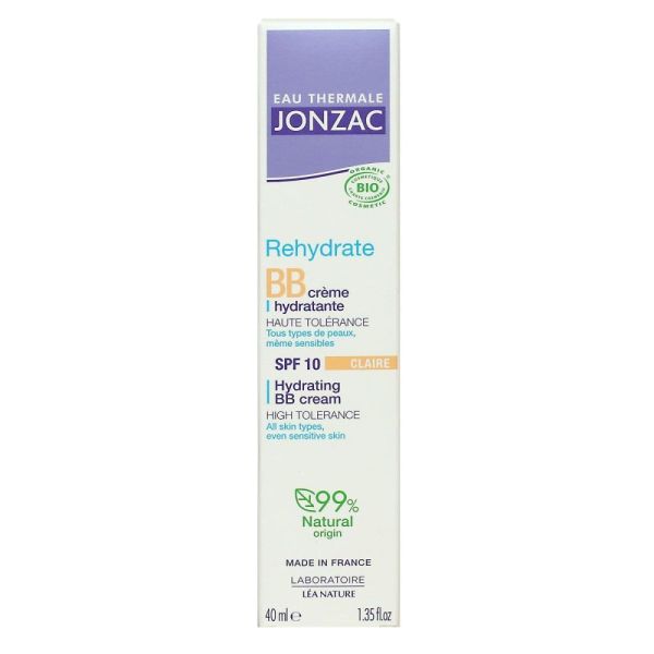 Jonzac - Rehydrate BB crème hydratante SPF10 Claire - 40ml