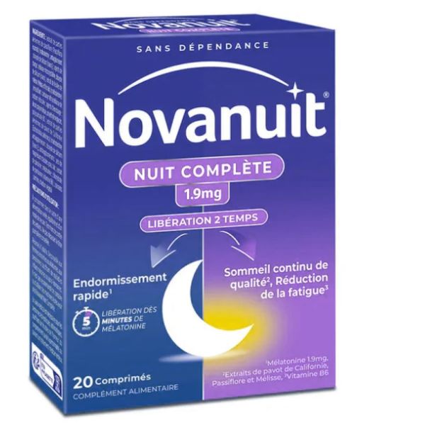 Sanofi - Novanuit Nuit complete 1.9mg - 20cpr