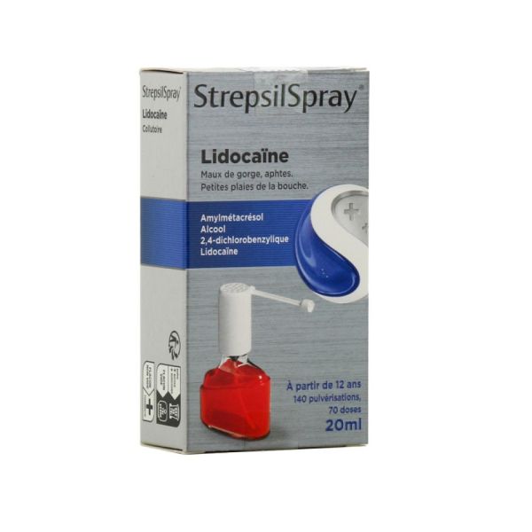 Reckitt - StrepsilSpray Lidocaïne Collutoire - 20 ml