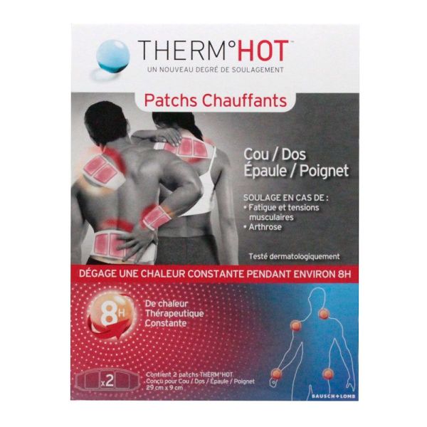 Therm°Hot - Cou, dos, épaule, poignet - 2 patchs chauffants