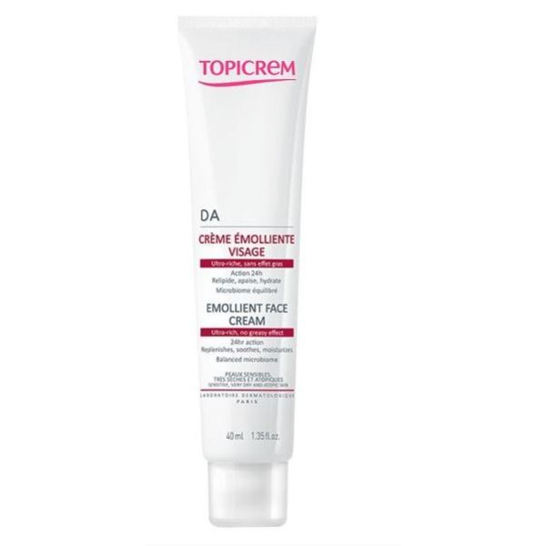 Topicrem - DA crème émolliente visage - 40ml