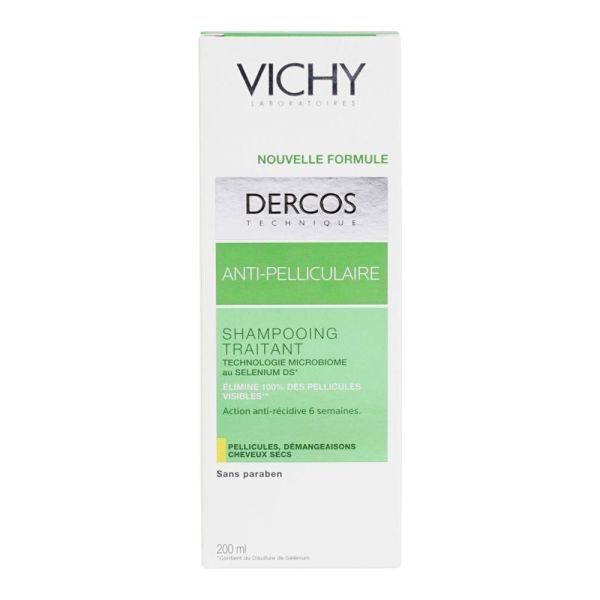 Vichy - Dercos Technique shampooing anti-pelliculaire cheveux secs - 200ml