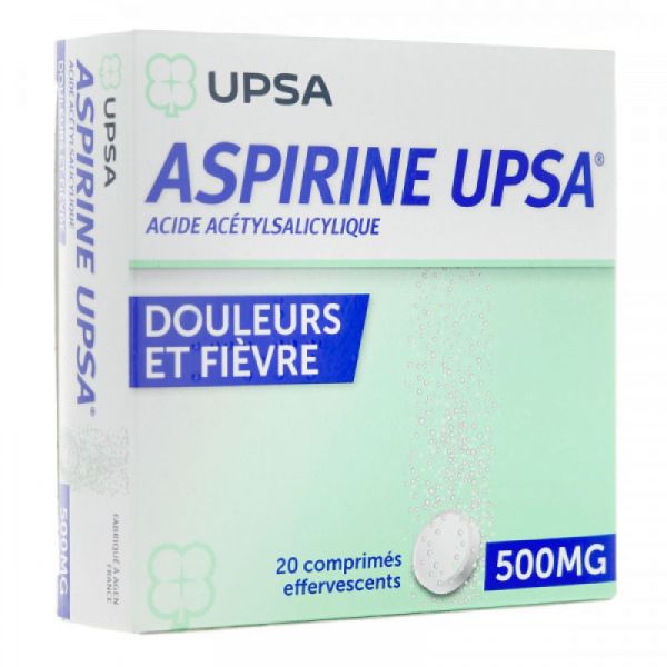 Aspirine 500mg - 20 comprimés effervescents