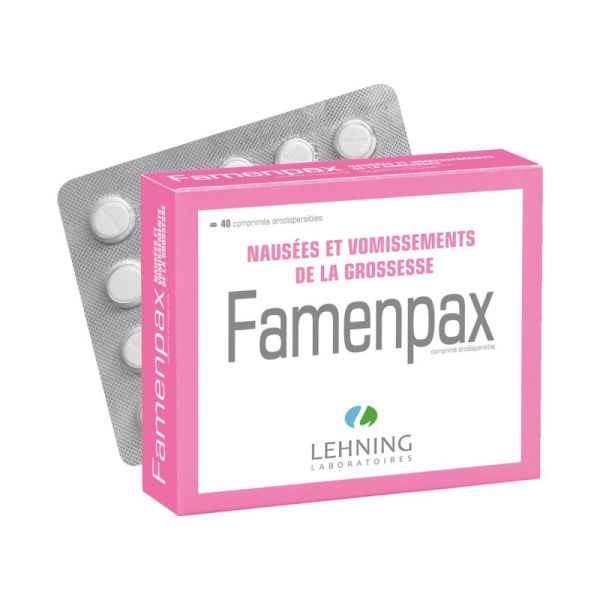 Famenpax Nausées et Vomissements - 40 comprimés