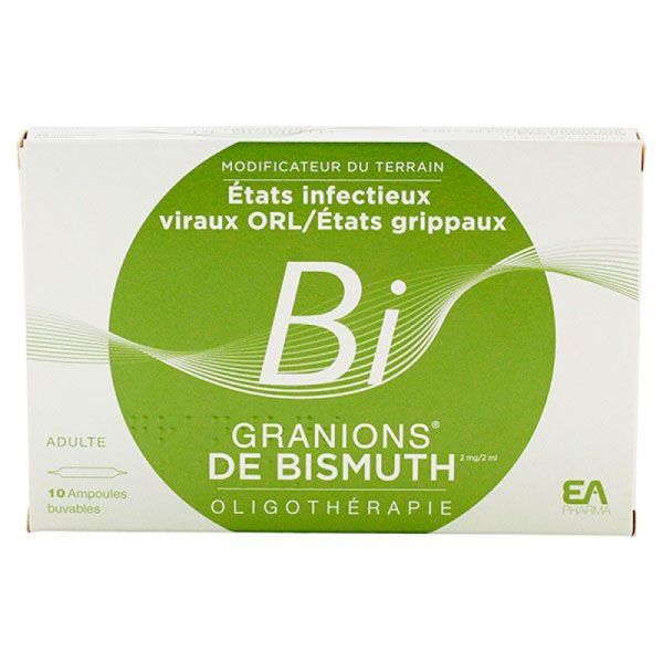 Granions de Bismuth - 10 ampoules