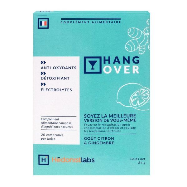 Hedonist - Hang-Over anti-oydant - 20 comprimés